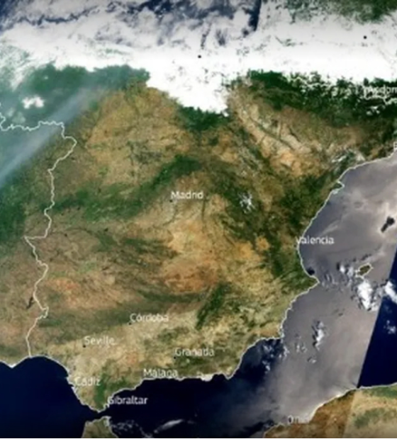 Fumaça de incêndios no Canadá chega a Portugal e Espanha