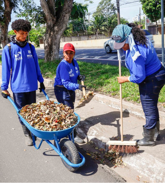 Mais de 230 toneladas de resíduos são coletadas em 30 dias de limpeza em Belém