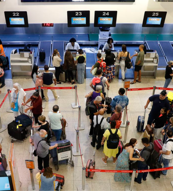  Chuva no Rio faz voos serem cancelados