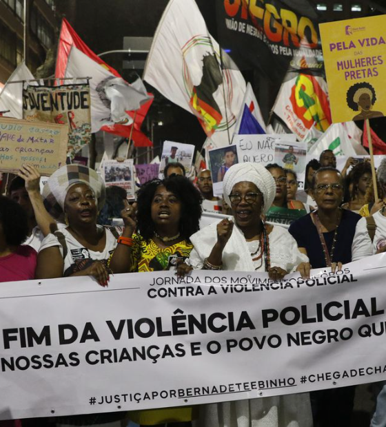 Movimento negro protesta em todo o país contra violência policial