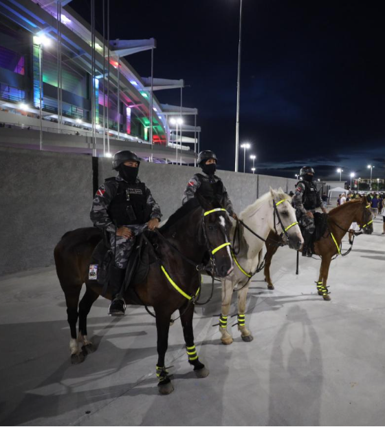 Dois mil agentes vão fazer a segurança no jogo entre Brasil e Bolívia no Mangueirão