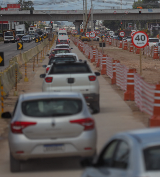 Novo desvio provisório antes do viaduto do Coqueiro, na BR-316, começa a funcionar