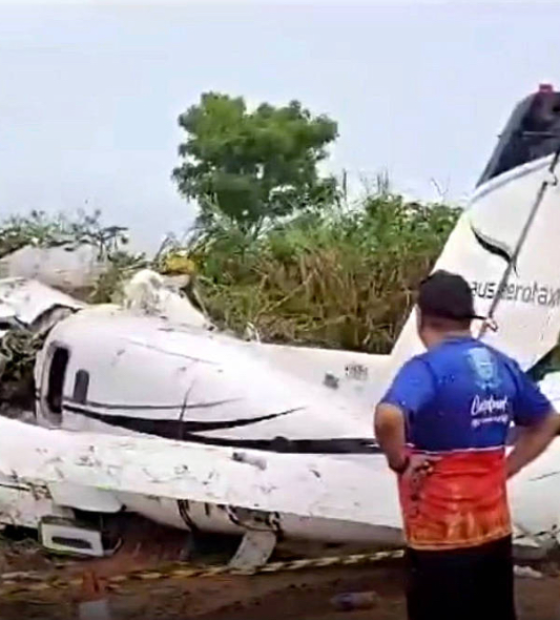 Avião cai no interior do Amazonas e deixa 14 pessoas mortas