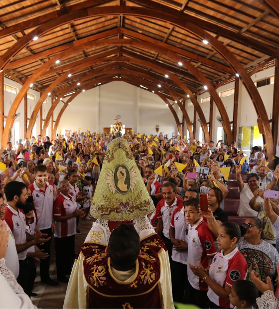 Ananindeua, Marituba, Benevides, Benfica, Santa Bárbara e Mosqueiro recebem a visita da Imagem Peregrina