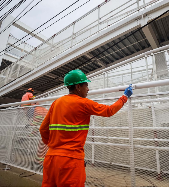 Acesso à quarta passarela do BRT Metropolitano será liberado no próximo sábado 