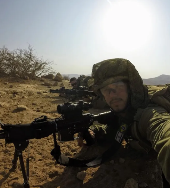 Paraense que foi sargento do exército israelense aguarda por chamada para o front de guerra