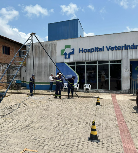 Hospital Municipal Veterinário recebe obra de ampliação para nova sala de triagem e diagnóstico