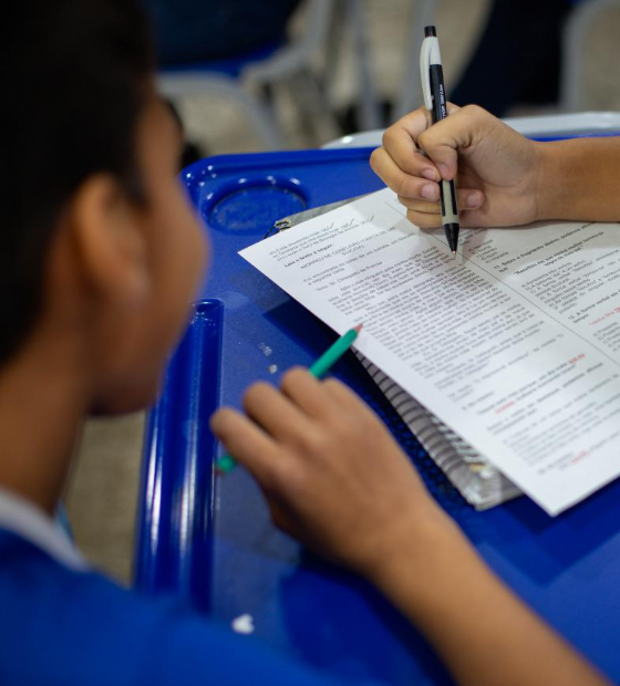 Provas do Sistema de Avaliação da Educação Básica (Saeb) são aplicadas no Pará