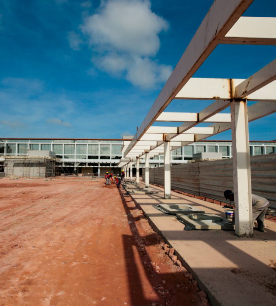 Obras do novo Hospital Pronto-Socorro da Augusto Montenegro atingem 92%