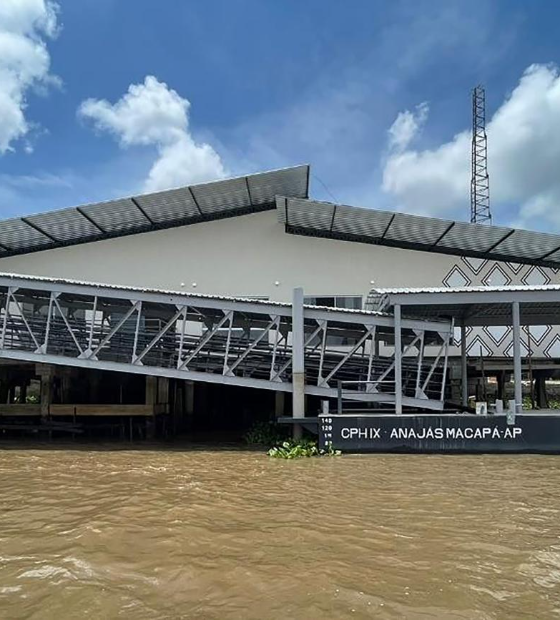 Obras de reconstrução do Terminal Hidroviário de Anajás entram em fase de conclusão