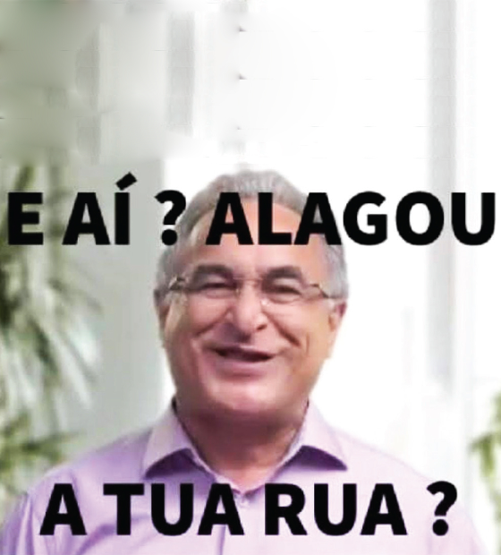 Chuva deixa Belém no fundo e jornal do governador nada de braçada nas críticas a Edmilson Rodrigues