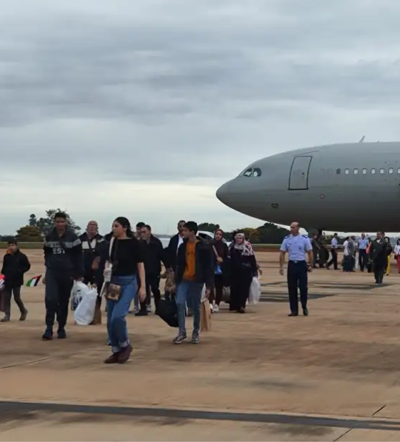 Terceiro grupo de repatriados vindos de Gaza chega ao Brasil