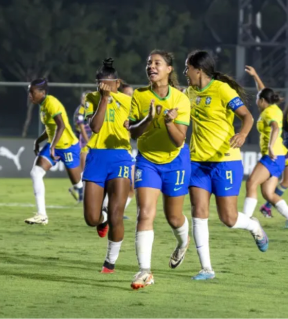 Brasil goleia Paraguai no sub-17 e é campeão do Sul-Americano feminino