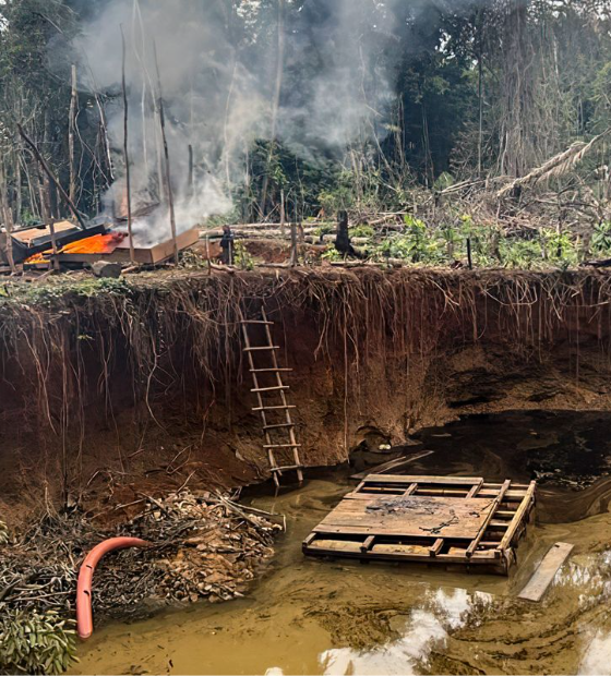 Amazônia já possui mais de 80 mil pontos de garimpo por conivência de governos