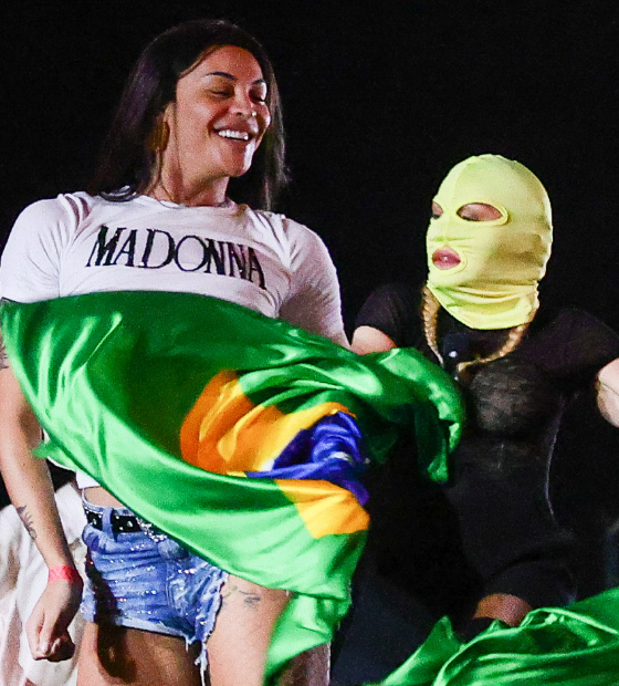 Pabllo Vittar participa de ensaio com Madonna em Copacabana e empolga público