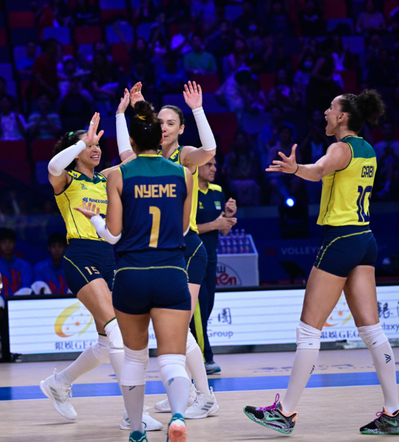 Novatas brilham e Brasil bate Tailândia em 8ª vitória na Liga das Nações de Vôlei