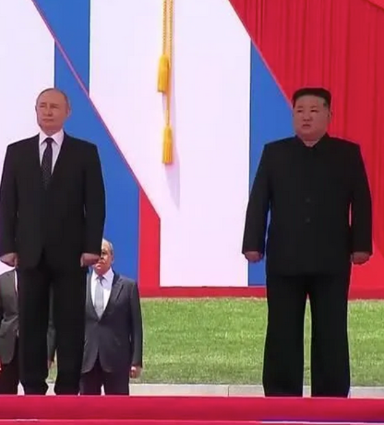  Pacto de Kim e Putin prevê uso de “todos os meios necessários” em caso de ataque 