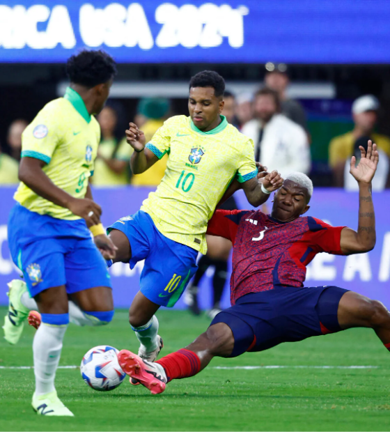 Brasil faz jogo infeliz e fica no empate por 0 a 0 com a Costa Rica pela Copa América