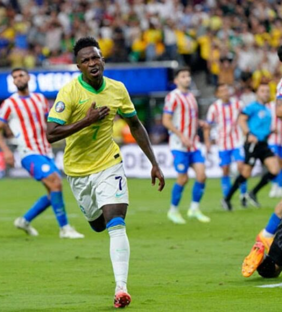 Brasil desencanta na Copa América com goleada, brilho de Vini Jr e competência de Savinho
