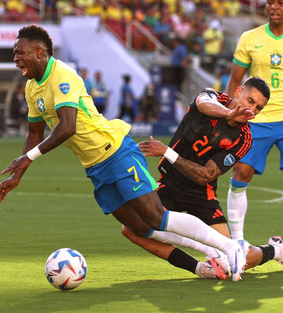 Brasil não empolga, empata com a Colômbia e pega o Uruguai nas quartas da Copa América