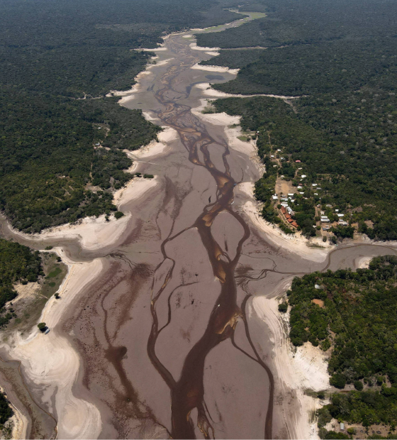 Um ano após seca histórica, rios não retomam o nível esperado e cidades do Pará banhadas pelo Amazonas ligam alerta