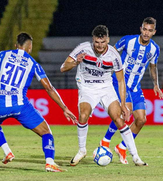 Paysandu sai na frente em São Paulo, mas cede empate e segue sem vitórias na Série B