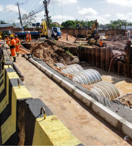 Governo inicia a segunda etapa das obras de drenagem do canal Toras, no km 10 da BR-316