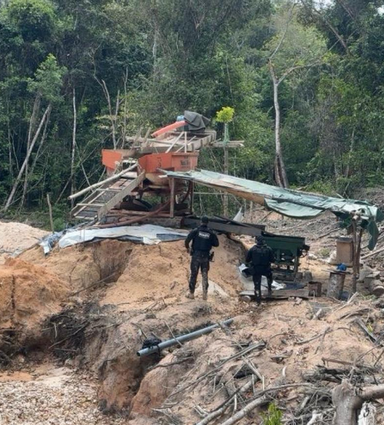 Polícia prende suspeito de liderar garimpo ilegal em operação 