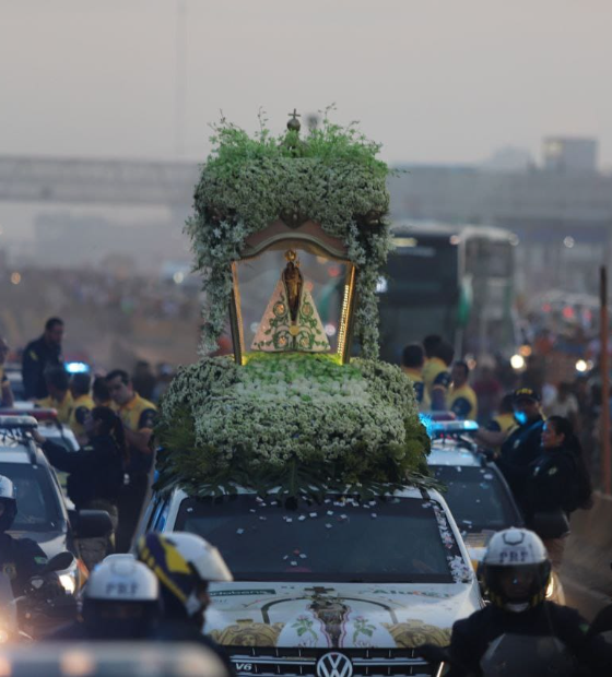 Um sábado de muita devoção com as romarias Rodoviária, Fluvial e Moto Romaria