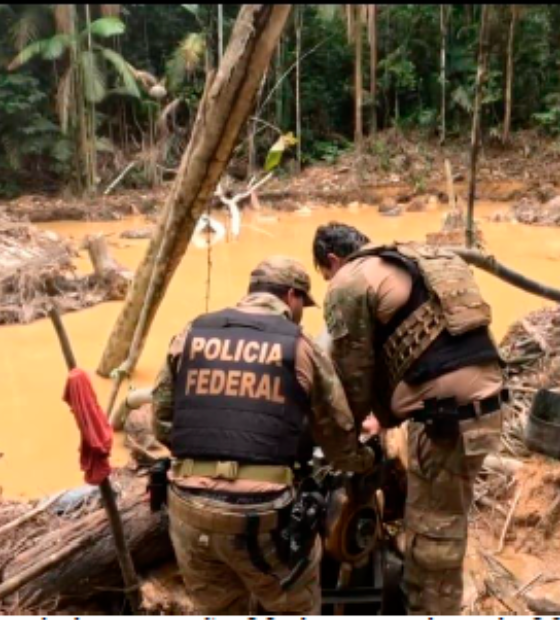 Polícia federal intensifica combate ao garimpo ilegal em terra indígena Munduruku