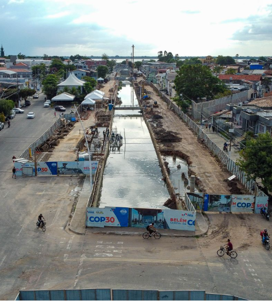 Obra da Nova Tamandaré provoca mudança no trânsito em Belém