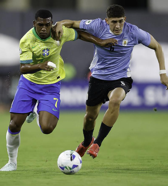 Brasil bate Uruguai na abertura do hexagonal final do Sul-Americano Sub-20