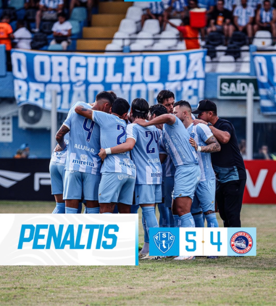 Paysandu empata e se classifica na Copa Verde após cobranças dramáticas de pênaltis