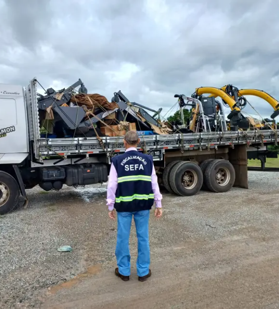 Sefa apreende cargas irregulares em três cidades do Pará no final de semana