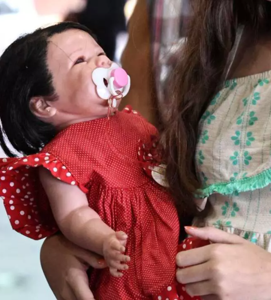 Projeto de lei que pede multa para quem usa bebê reborn para ter prioridade