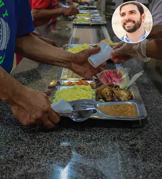 Justiça obriga prefeito Igor Normando a reabrir restaurante popular e dar comida a quem tem fome