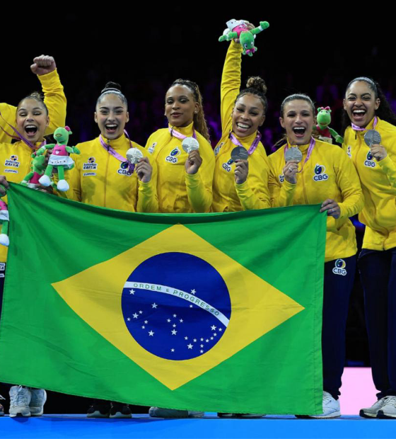 Brasileiras brilham e conquistam inédita medalha de prata no Mundial de Ginástica Rítmica