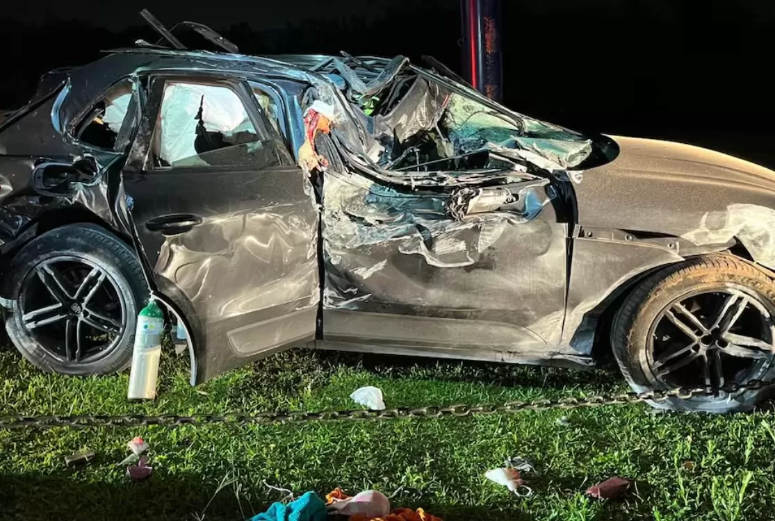 Empresária morre em acidente com carro de luxo em Balenário Camboriú