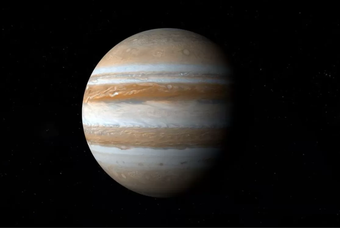 Júpiter, o maior planeta do sistema solar, poderá ser visto a olho nu neste sábado