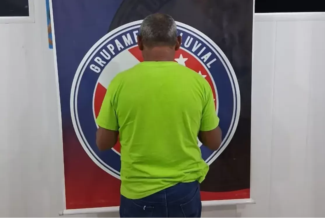 Foragido da Justiça é preso durante fiscalização na Base Fluvial de Breves
