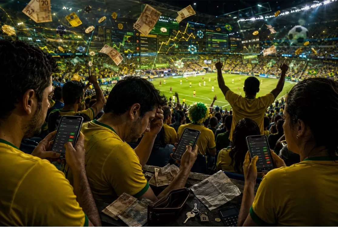 Apostadores torram R$ 530 milhões em lances de jogos em 20 dias do Mundial