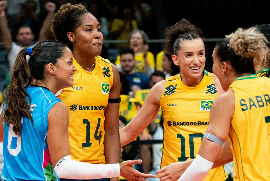 Vôlei feminino: Brasil domina Venezuela na estreia do Pré-Olímpico Sul-americano